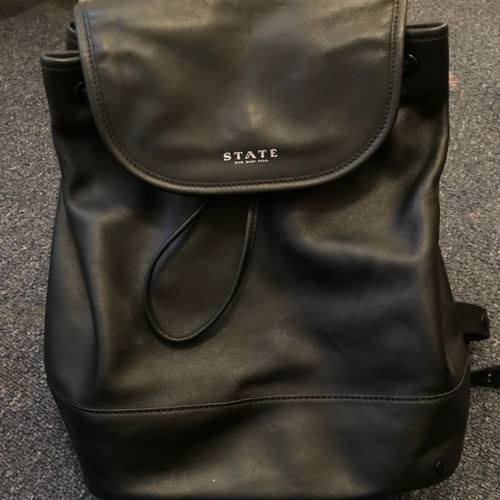 STATE Leather Backpack